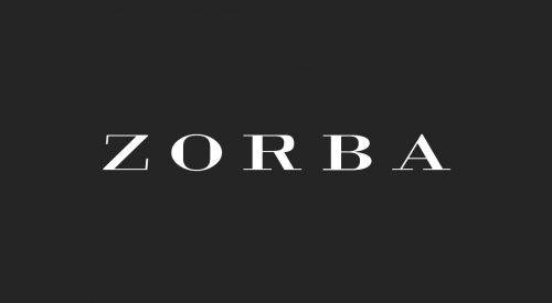 tipografía de la marca zorba y el naming